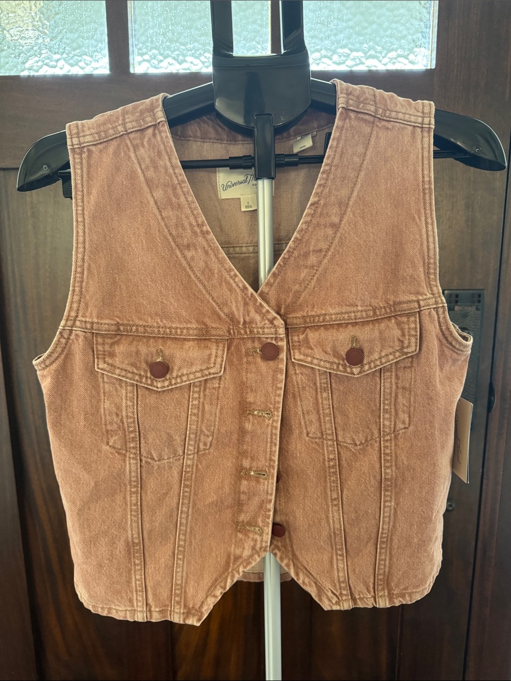 Universal Thread Rust-Toned Denim Vest